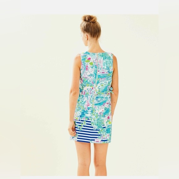Lilly Pulitzer Marli Postcards From Positano Engineered Stretch Crepe Dress Sz 2 - Picture 8 of 16